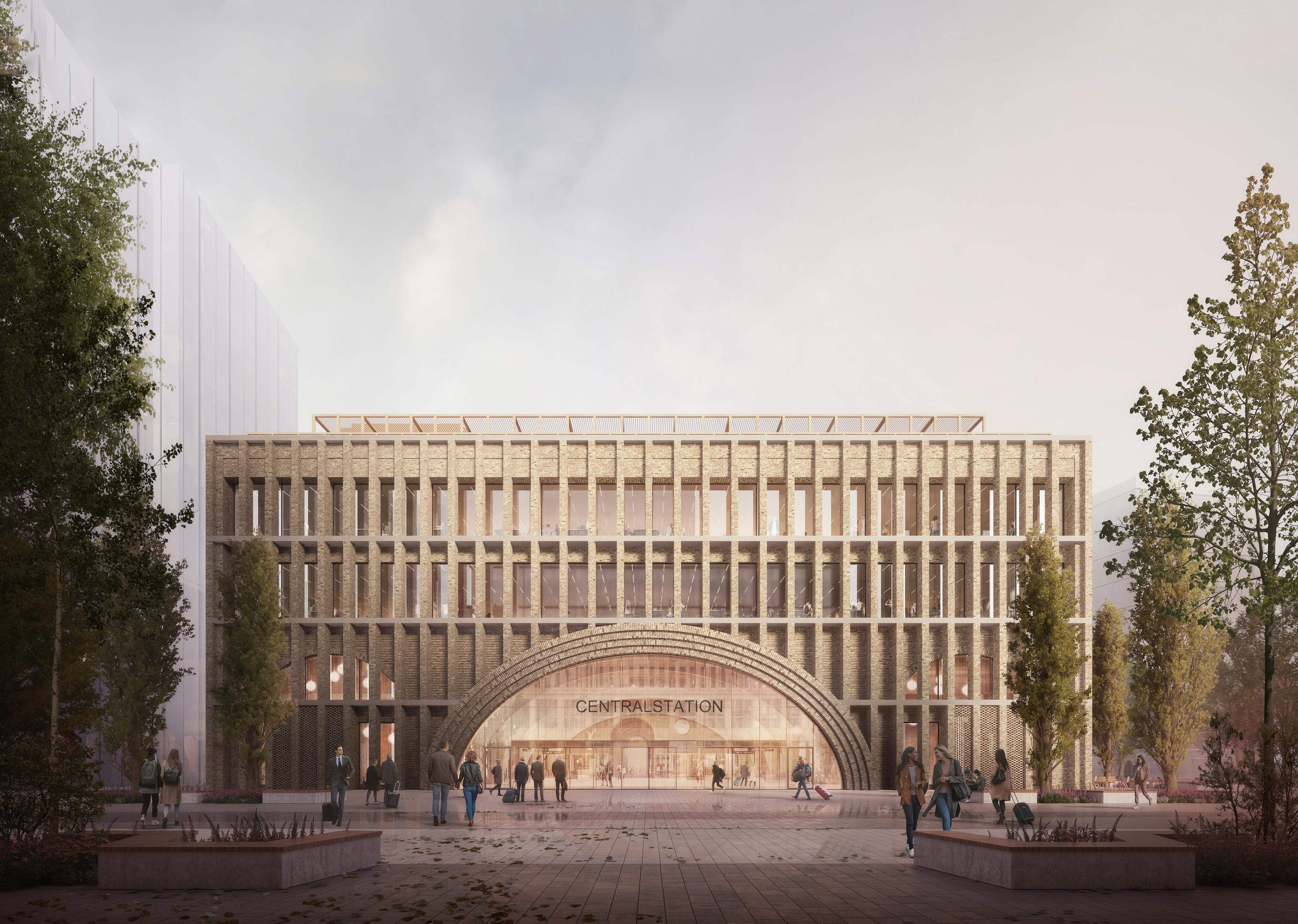 Grand Central - Östra fasaden ©Reiulf Ramstad Arkitekter