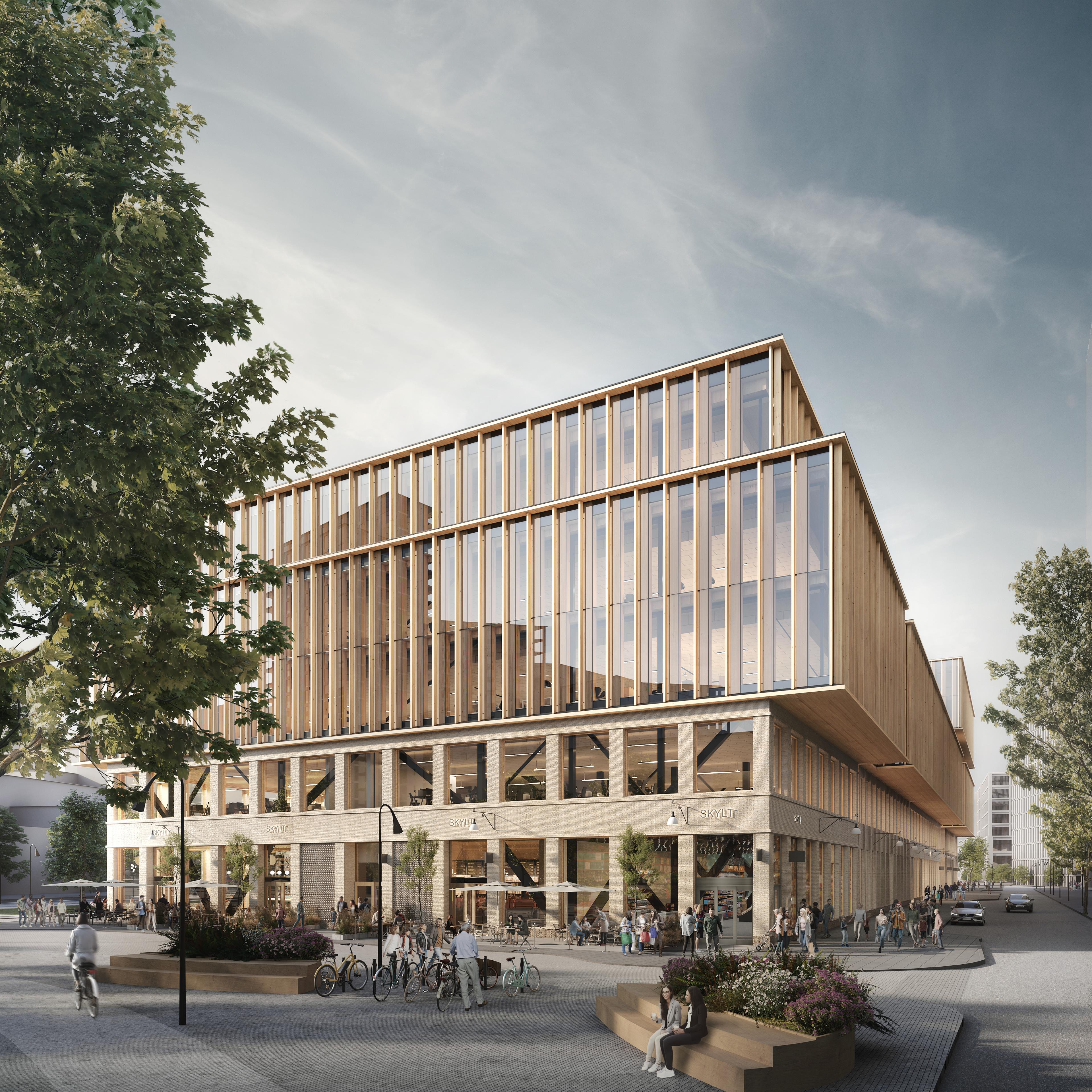 Park Central - sydöstra gaveln Park Central, sydöstra gaveln. Bild: Krook & tjäder