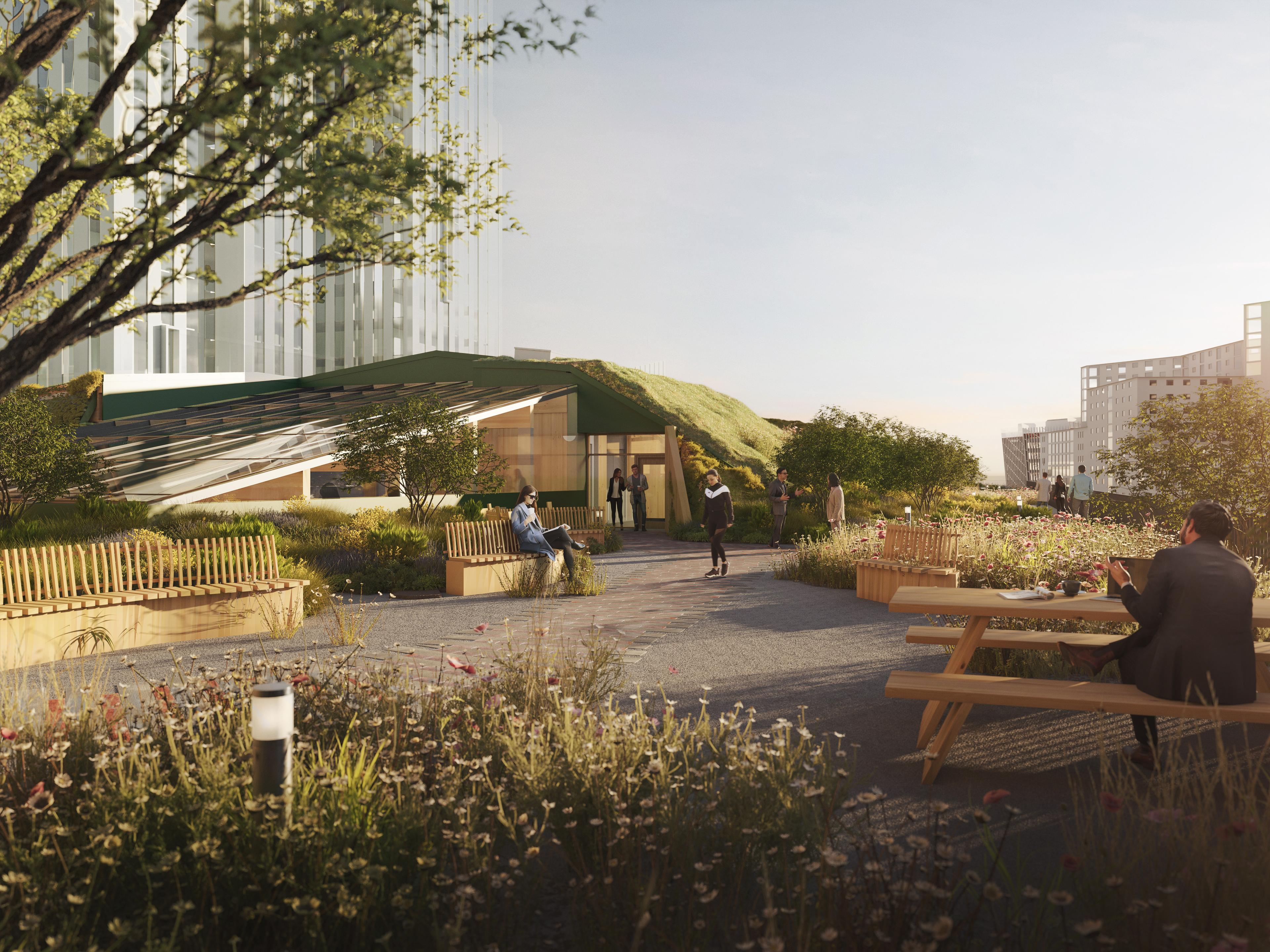 Park Central - Takpark Takpark Park Central. Bild: Krook & tjäder