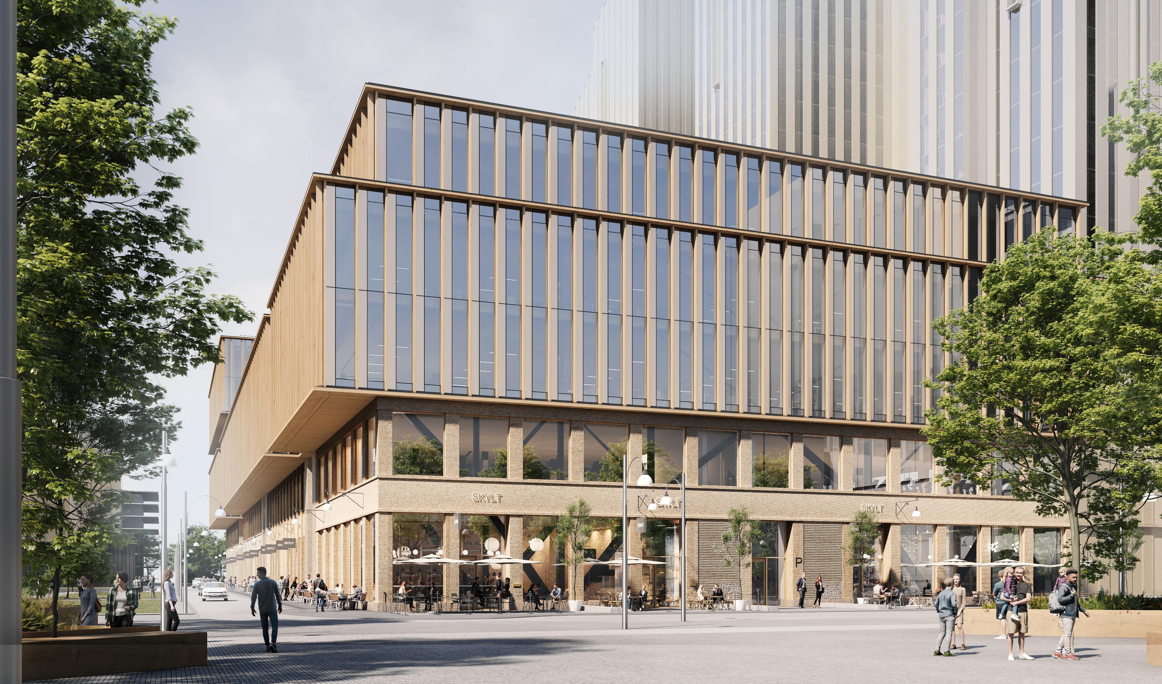 Park Central - Fasad nordvästra hörnet decorative image