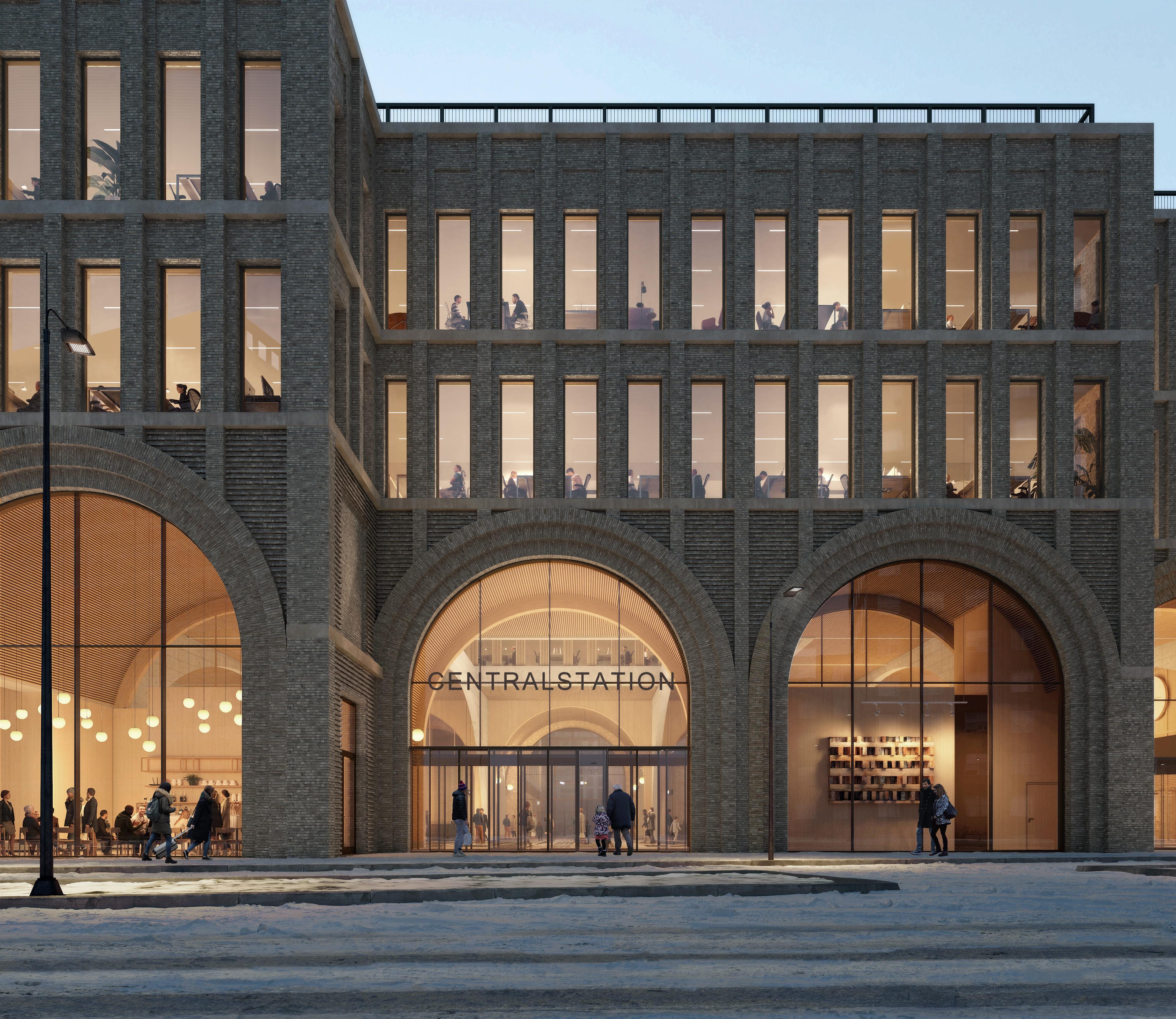 Grand Central - Norra fasaden ©Reiulf Ramstad Arkitekter